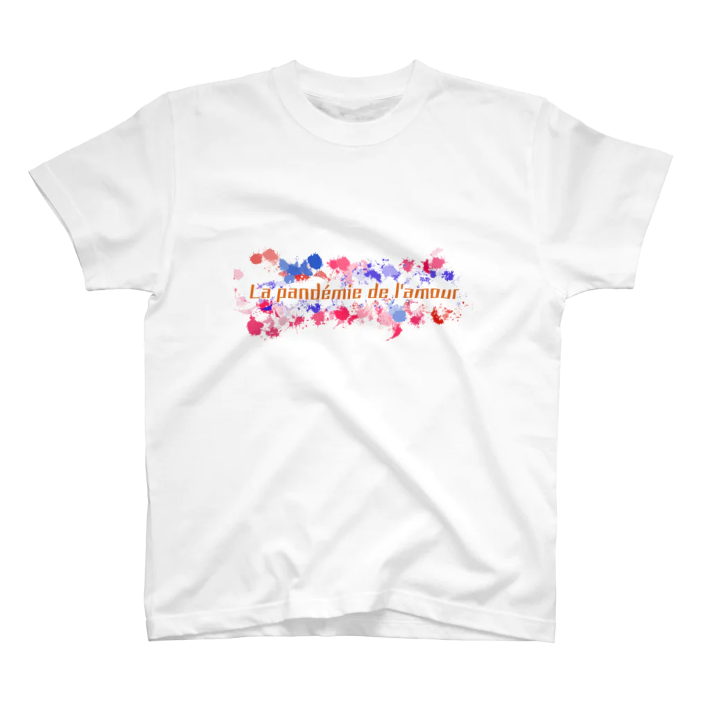 Studio PersimmonのLa pandémie de l'amour Regular Fit T-Shirt