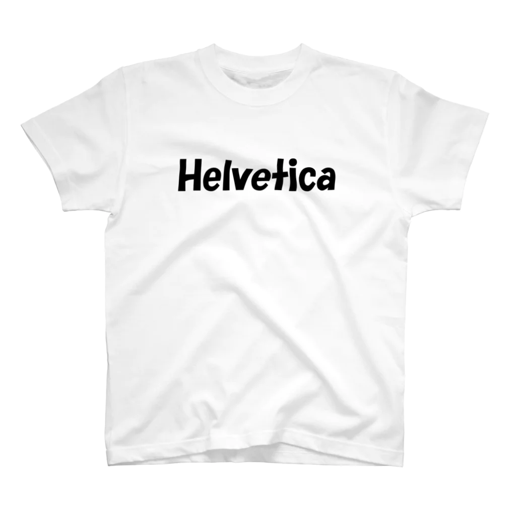 mochivationの偽ヘルベチカ スタンダードTシャツ
