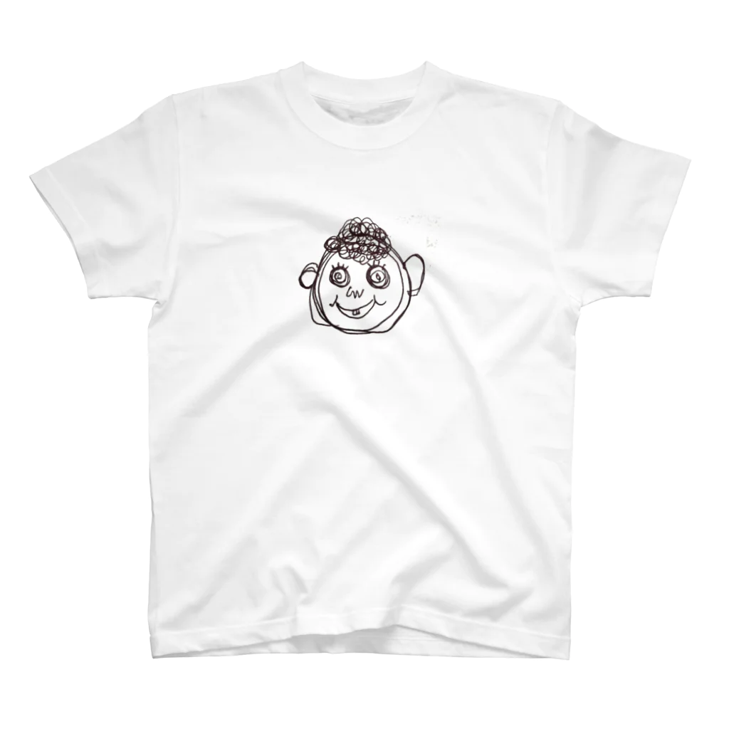 yuppyhappyのくるくるしてる男の子 スタンダードTシャツ