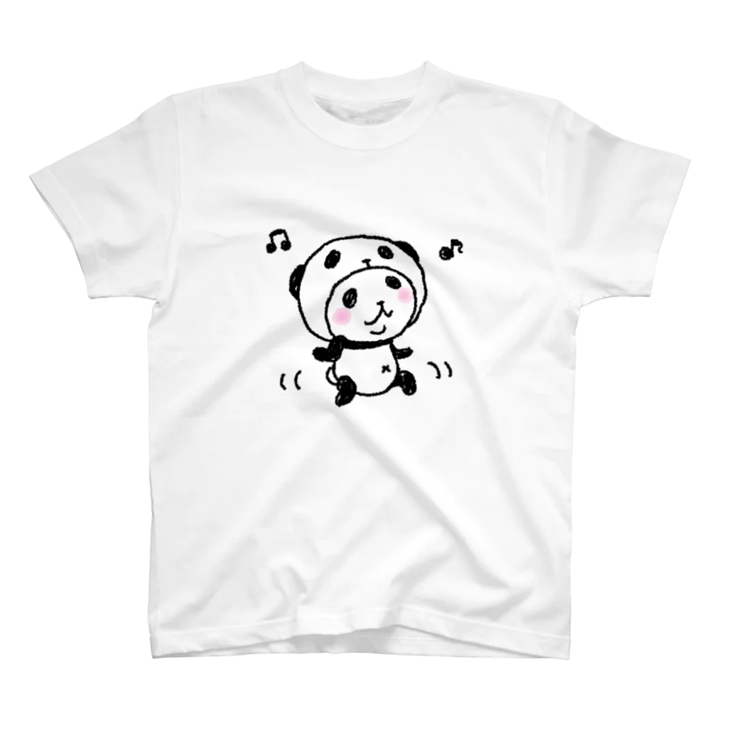 スパイシー千鶴のパンダinぱんだ(ダンシングぱんだ) スタンダードTシャツ