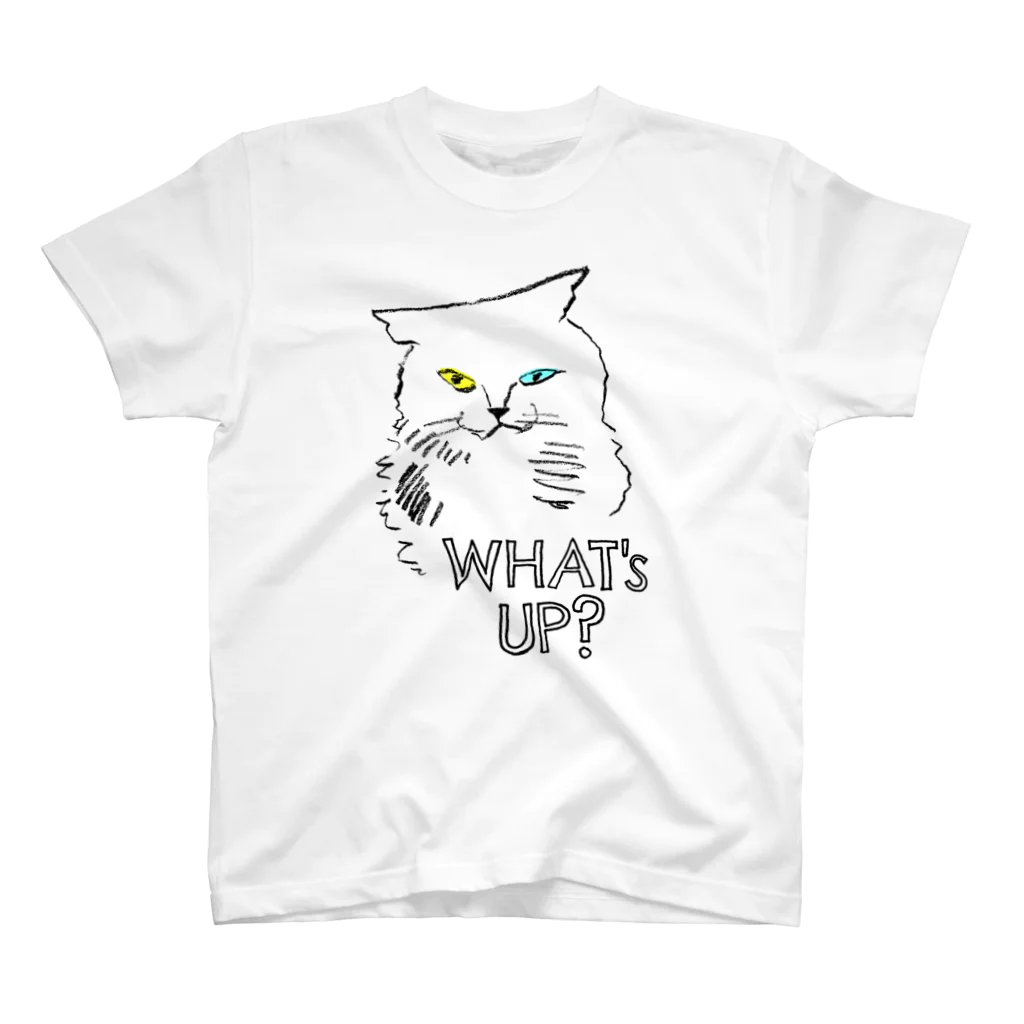 AbeilleのWhat's up? － オッドアイ スタンダードTシャツ