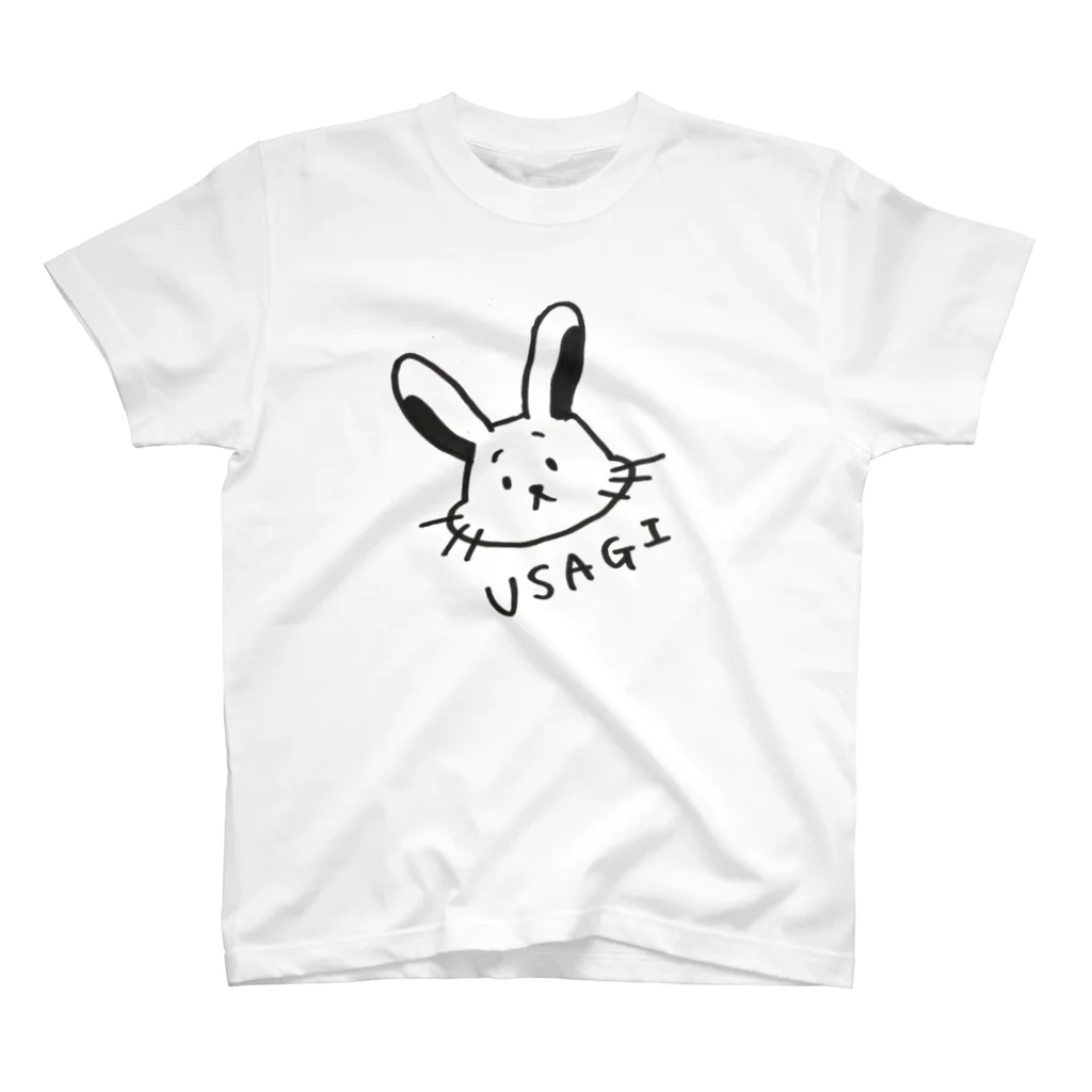 どうぶつのお店のUSAGIのTシャツ スタンダードTシャツ