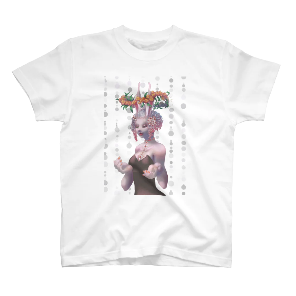 dim_shopのうさ耳の女性 Regular Fit T-Shirt