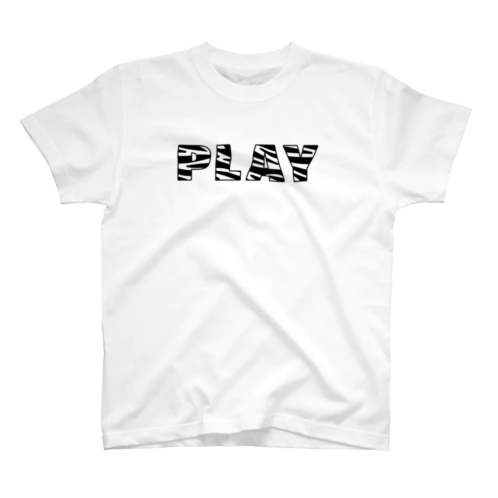 PLAY clothingのZebra　Logo スタンダードTシャツ