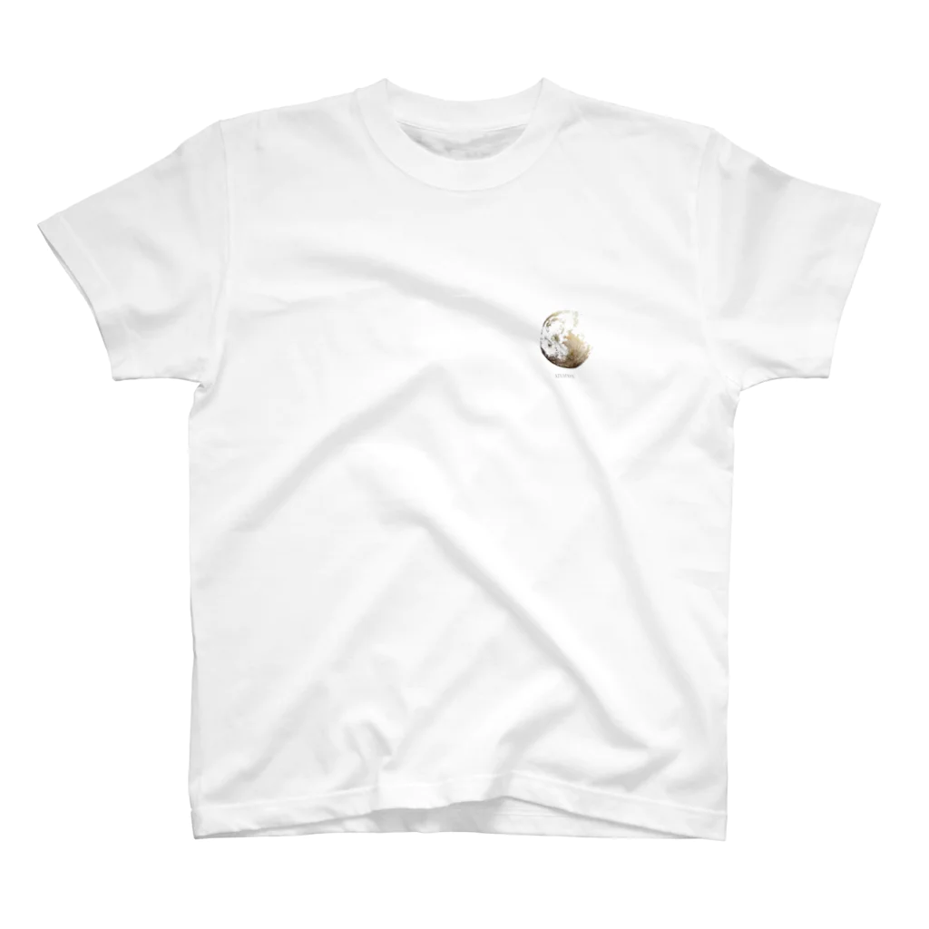 xixmmxのgold full moon☽ Regular Fit T-Shirt