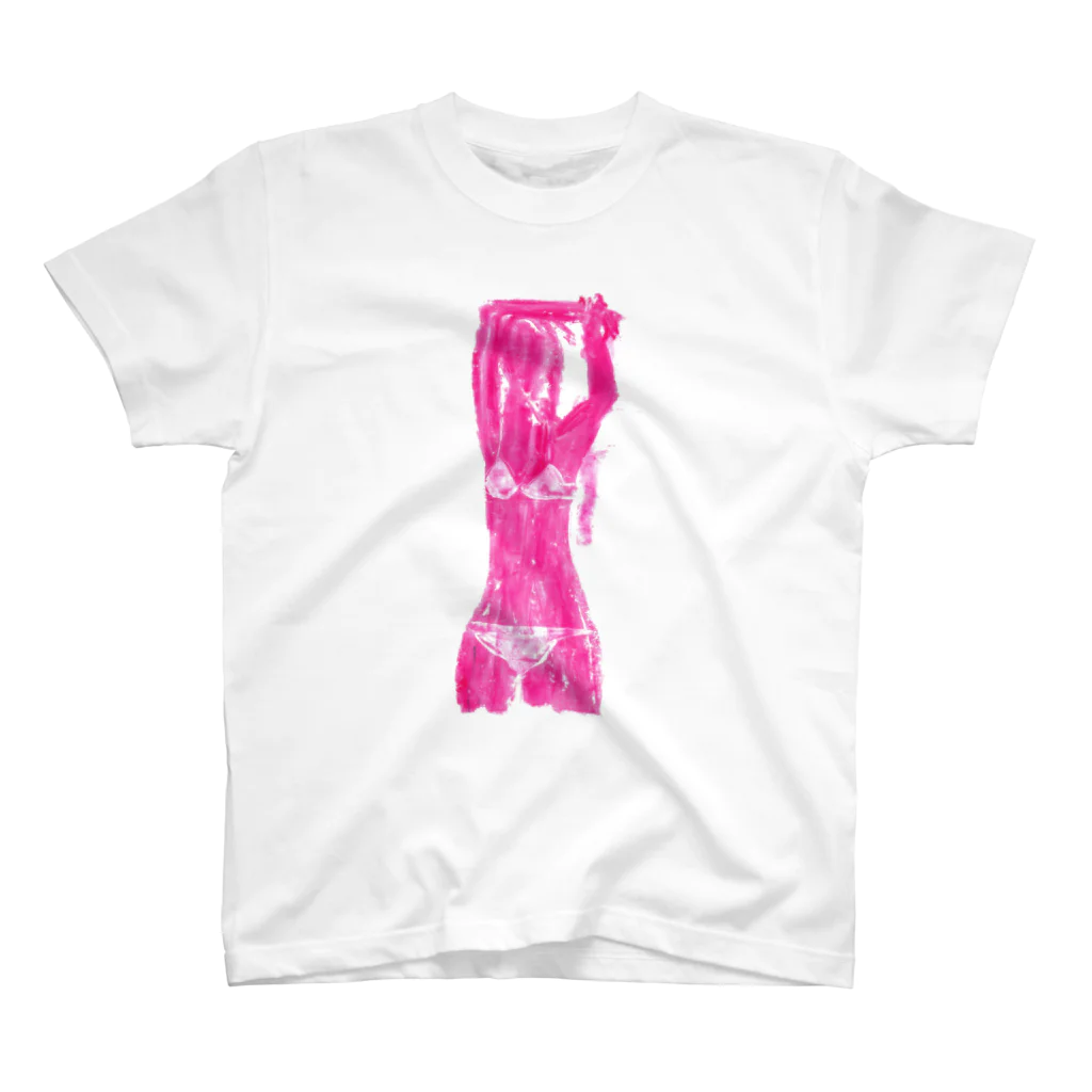 JunK drawing の赤い女　１ スタンダードTシャツ