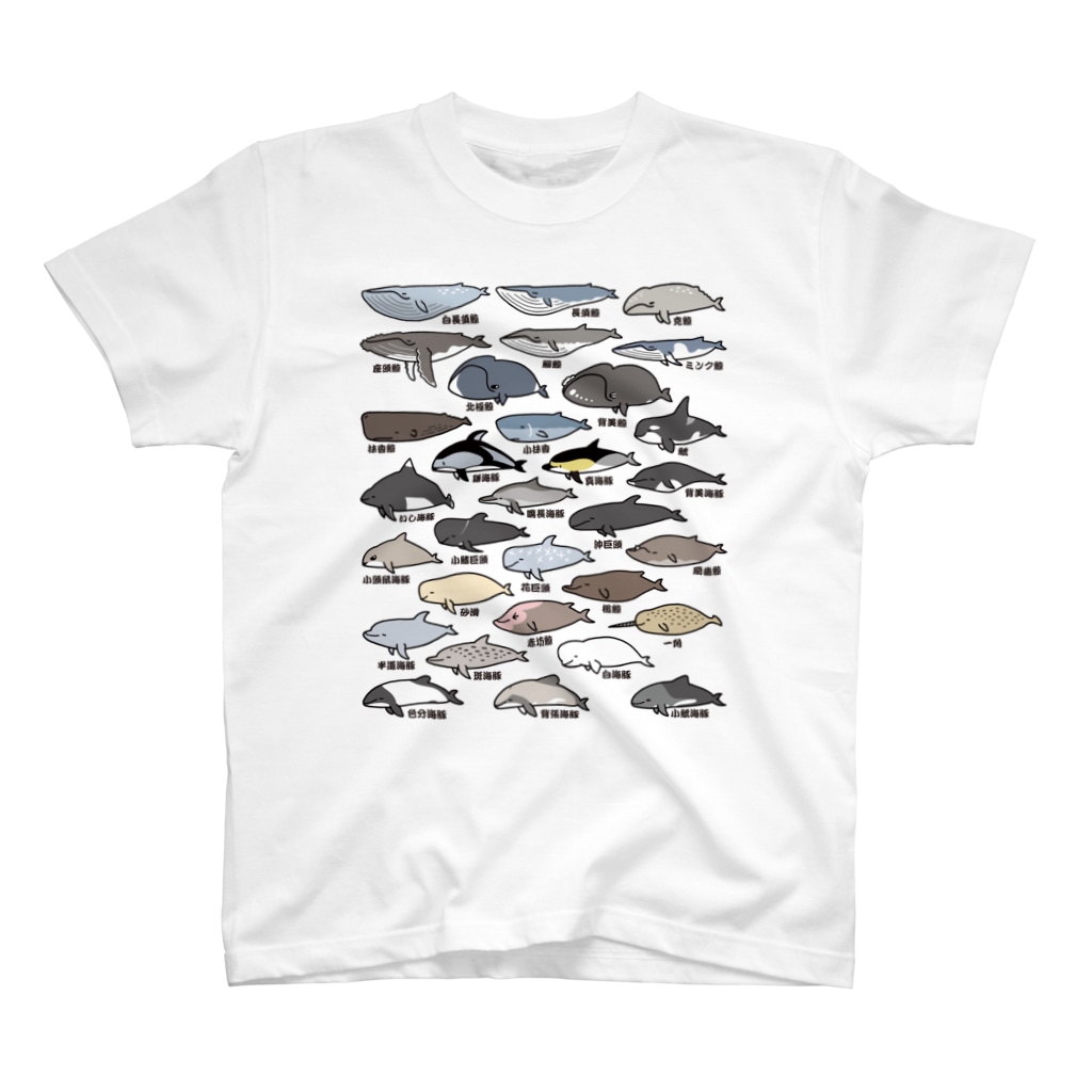 幻想水系branch　byいずもり・ようのゆるホエール（和名・漢字） Regular Fit T-Shirt