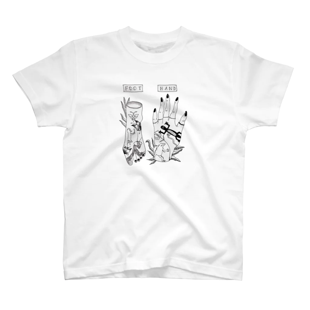 -SIMA-のFOOT&HAND スタンダードTシャツ