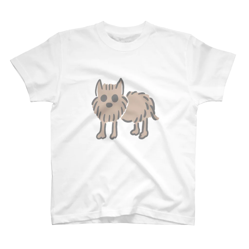 オバタアイの犬のモケくん Regular Fit T-Shirt