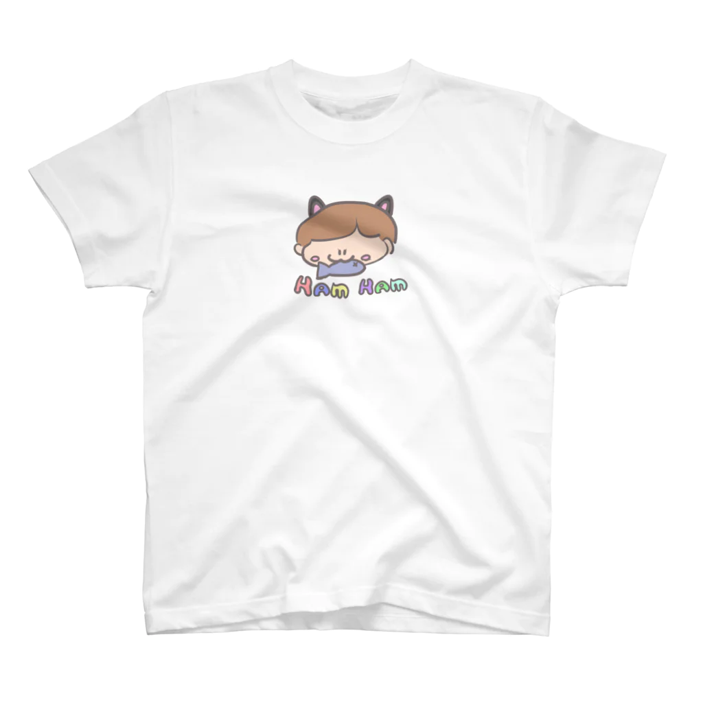 Ensankikenchanのねこみみちゃん スタンダードTシャツ