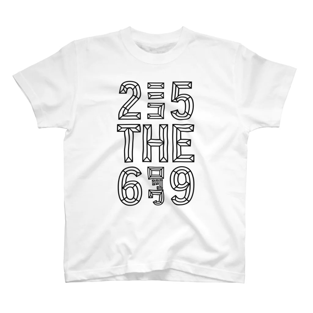 NicoRock 2569の25ニコTHE6ロック9 スタンダードTシャツ