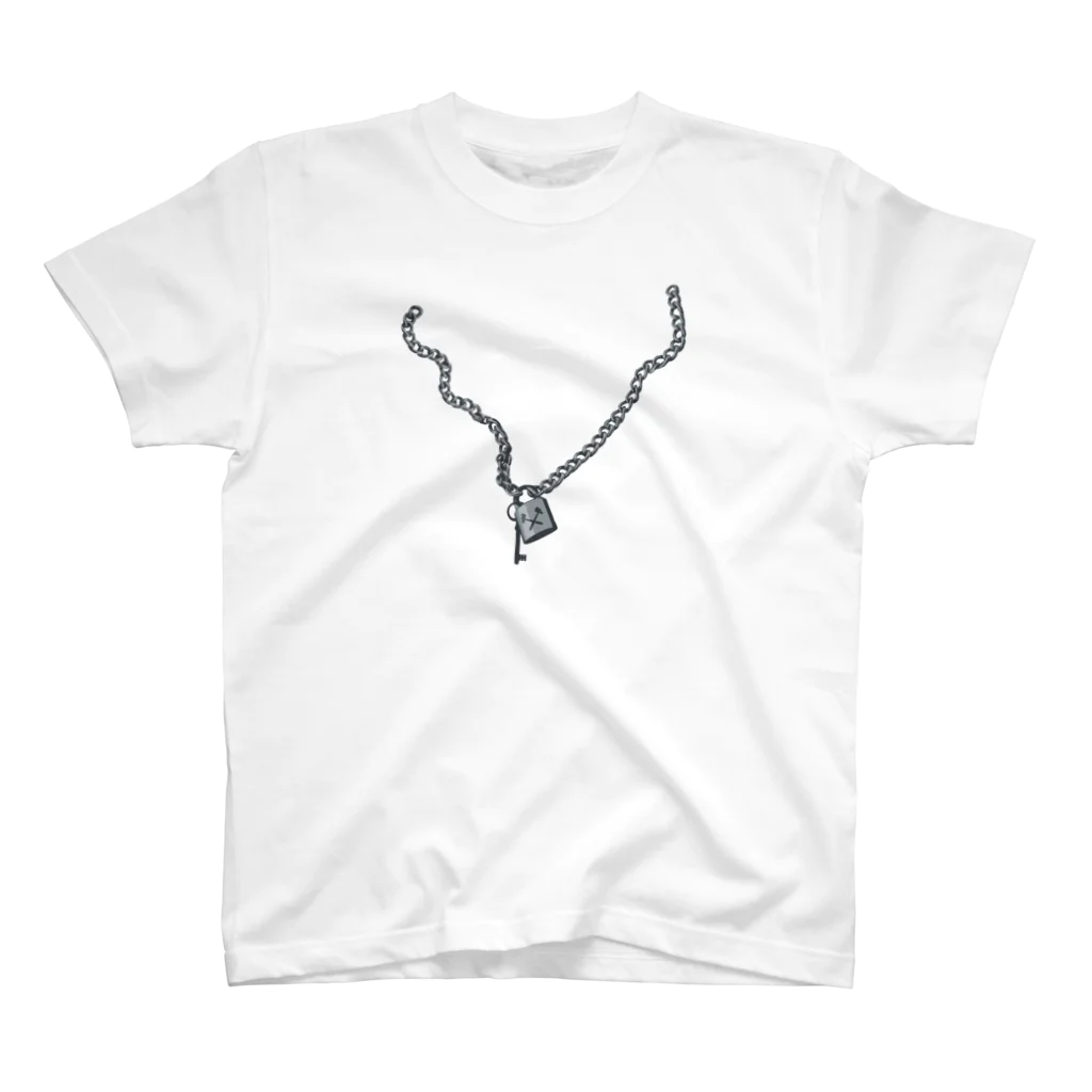 K+の南京錠チェーン　～斧クロス～ Regular Fit T-Shirt