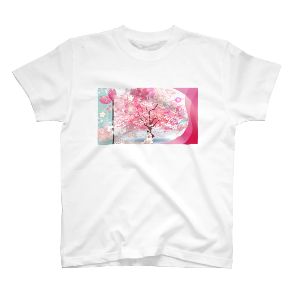 Kenny Goodsの桜下青春 スタンダードTシャツ