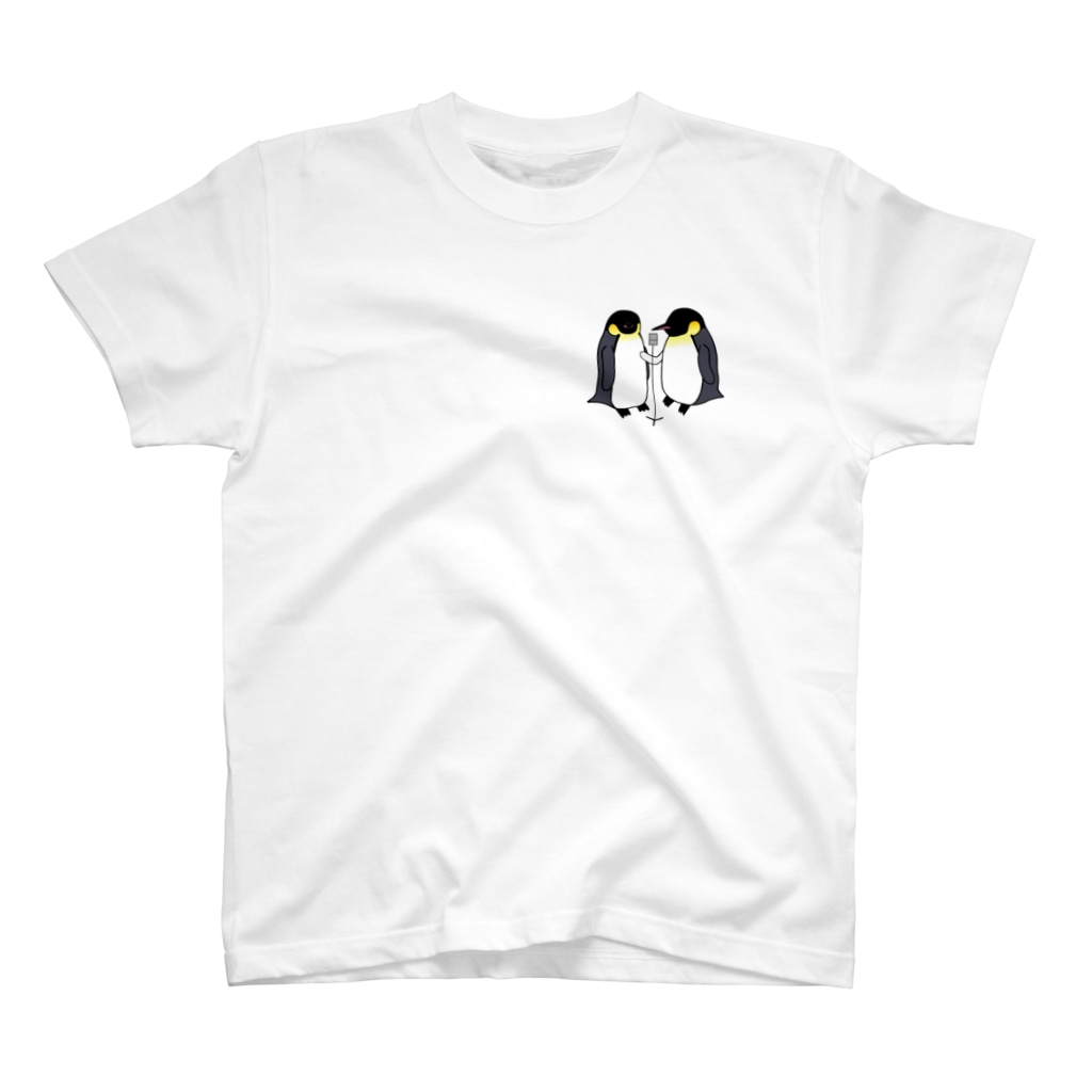 ハマジ ペンギン雑貨の漫才ペンギン(コウテイ) Regular Fit T-Shirt