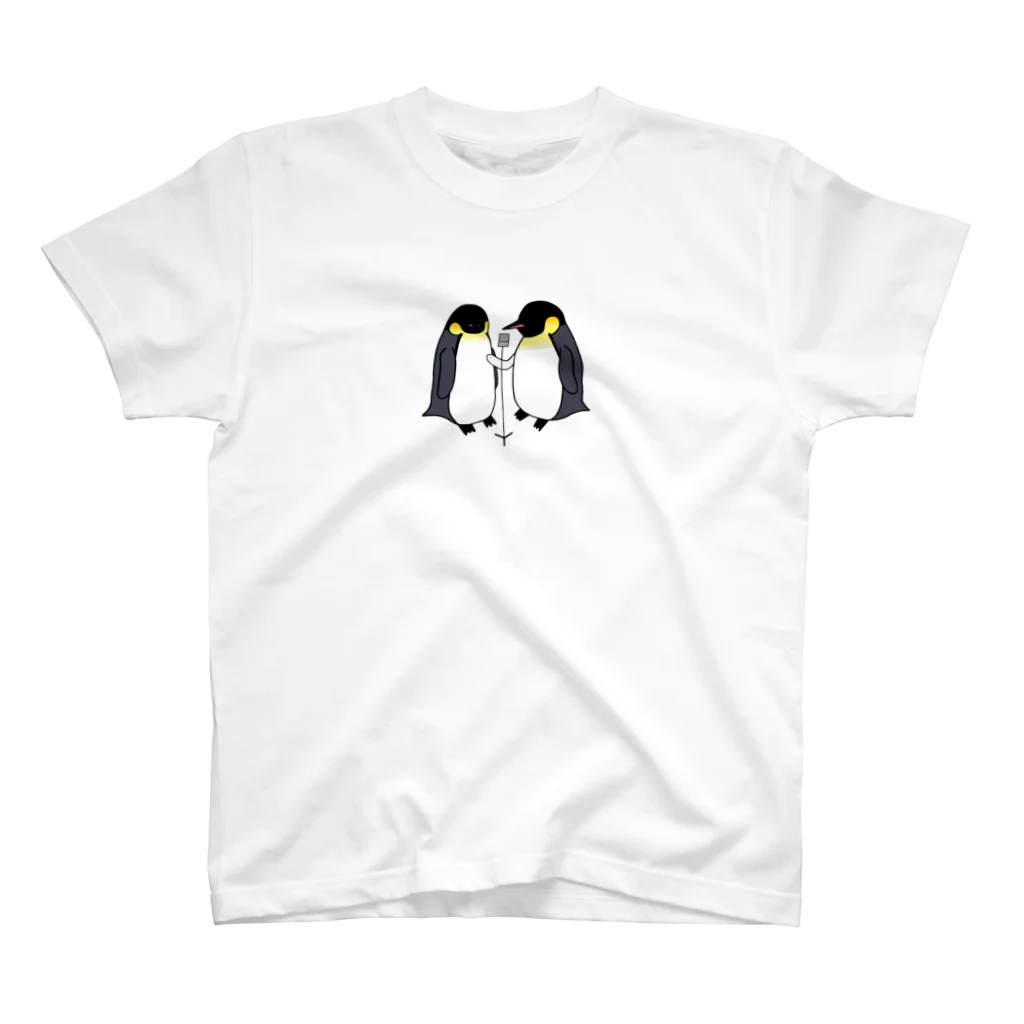 ハマジ ペンギン雑貨の漫才ペンギン(コウテイ) Regular Fit T-Shirt