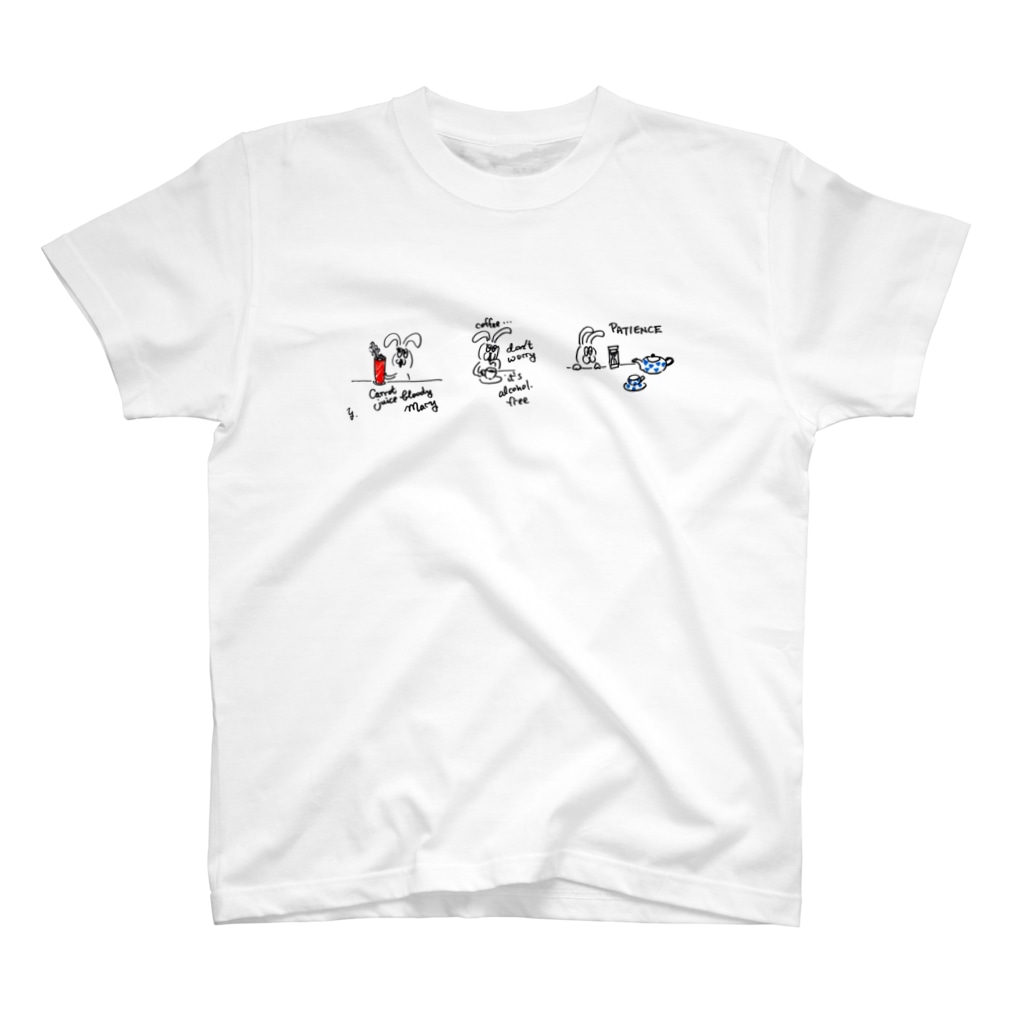 gorbehのcafe?うさぎ Regular Fit T-Shirt