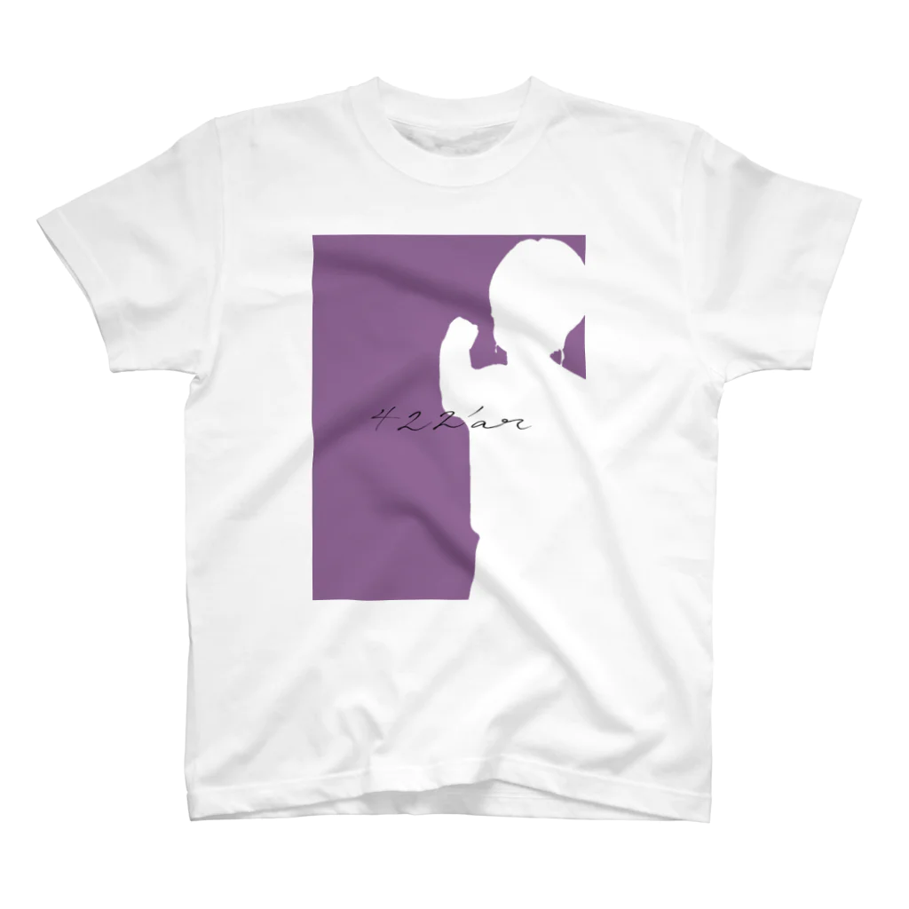 Nancy's Merchandise Storeの422'ar Silhouette×Violet スタンダードTシャツ