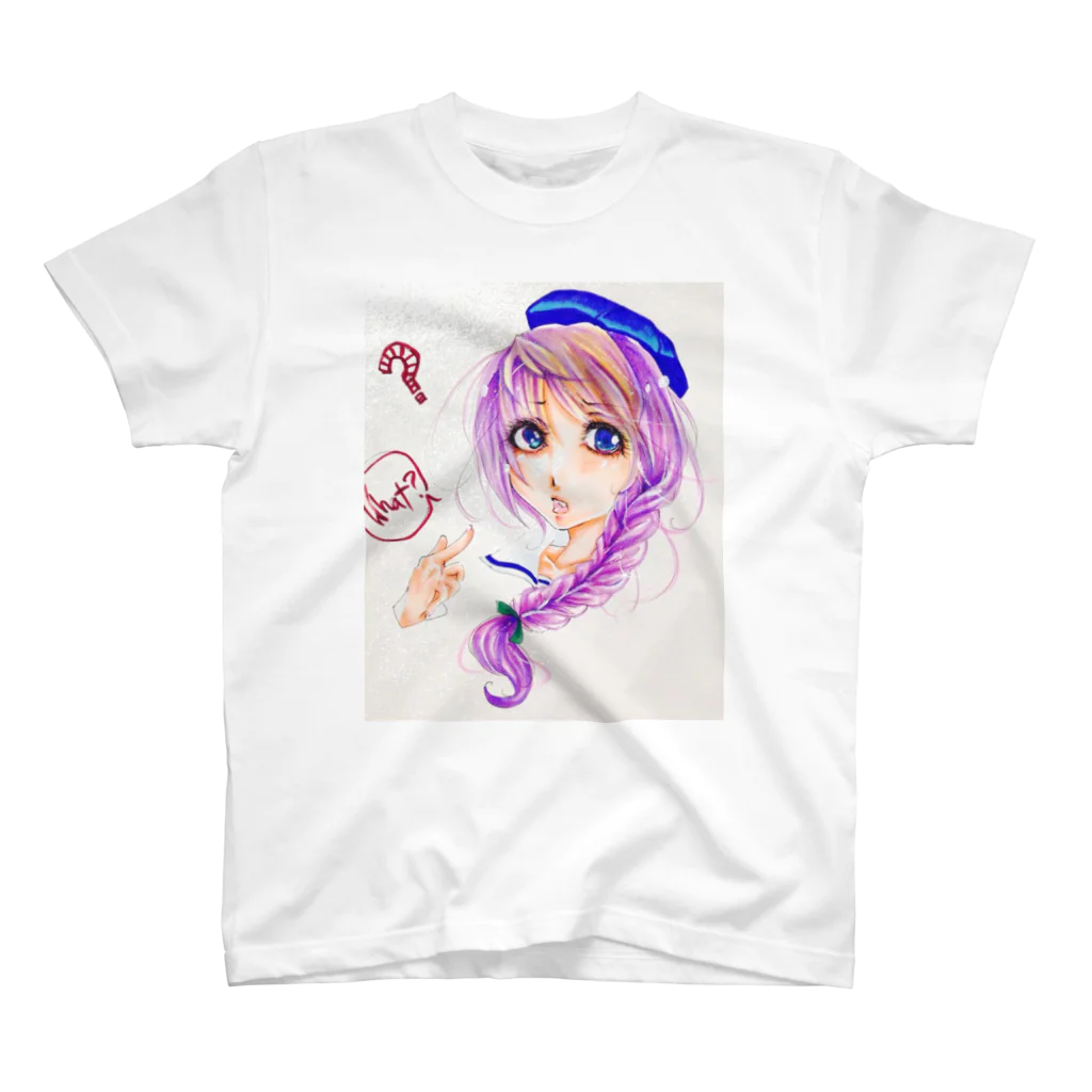 ぺちゃの ○。銀狐堂。○ のWhat？ スタンダードTシャツ