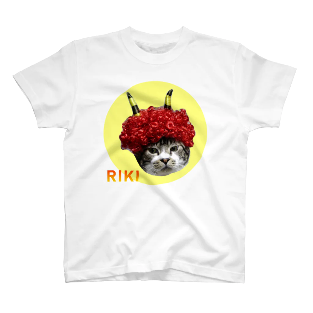 RIKICHANNEL OFFICIAL SHOPの赤鬼リキちゃん Regular Fit T-Shirt