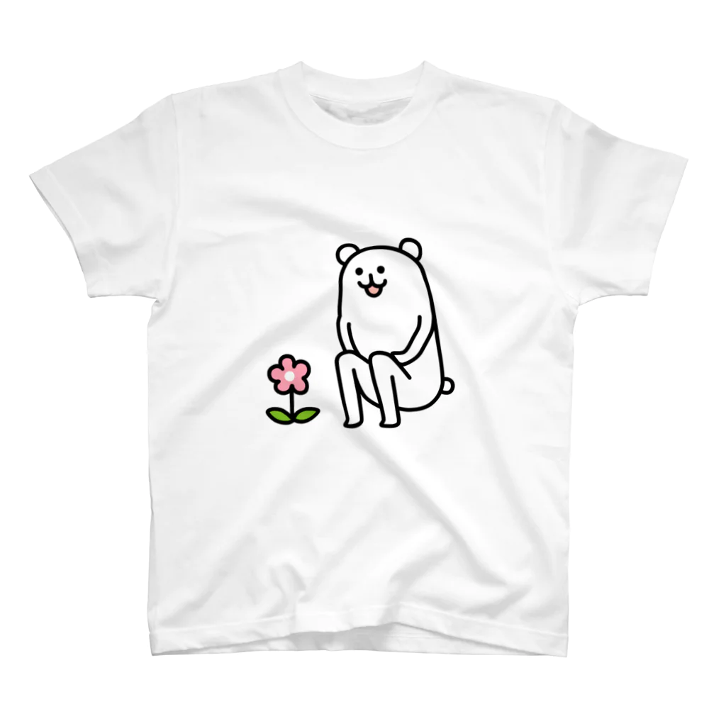 my@ゆるくまのろんぐま「きいてない」 スタンダードTシャツ