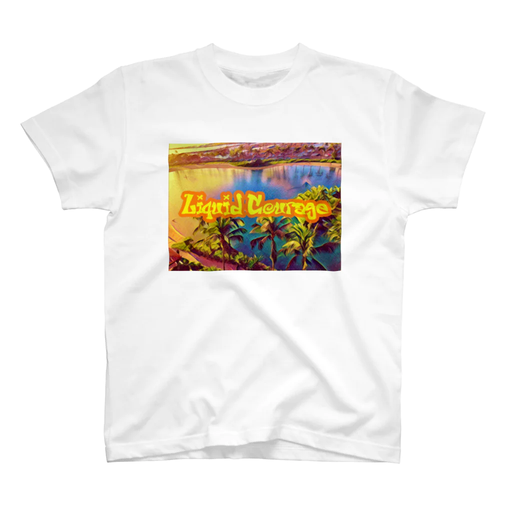 Liquid Courage officialのSomer Vacation フォトTシャツ スタンダードTシャツ