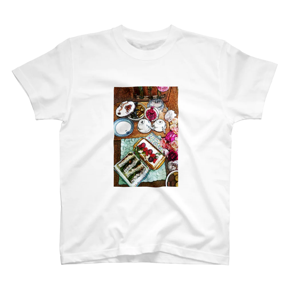 zwei_flugelのAfternoon Tea Party スタンダードTシャツ