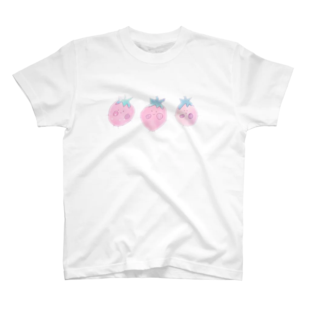 あぴこのおみせのほんわかイチゴちゃん Regular Fit T-Shirt