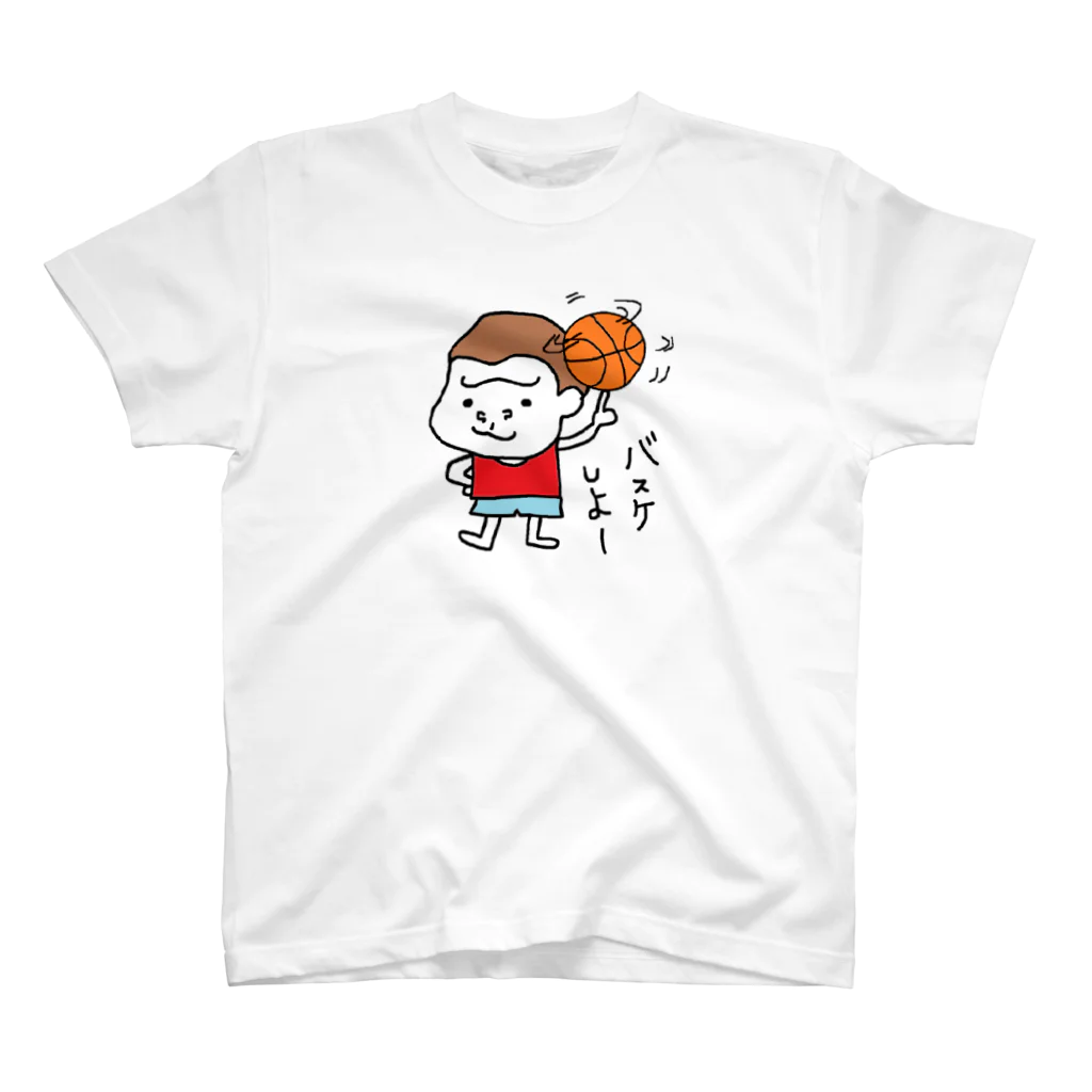 HappyGorillaのハッピーゴリラ　バスケしよう Regular Fit T-Shirt
