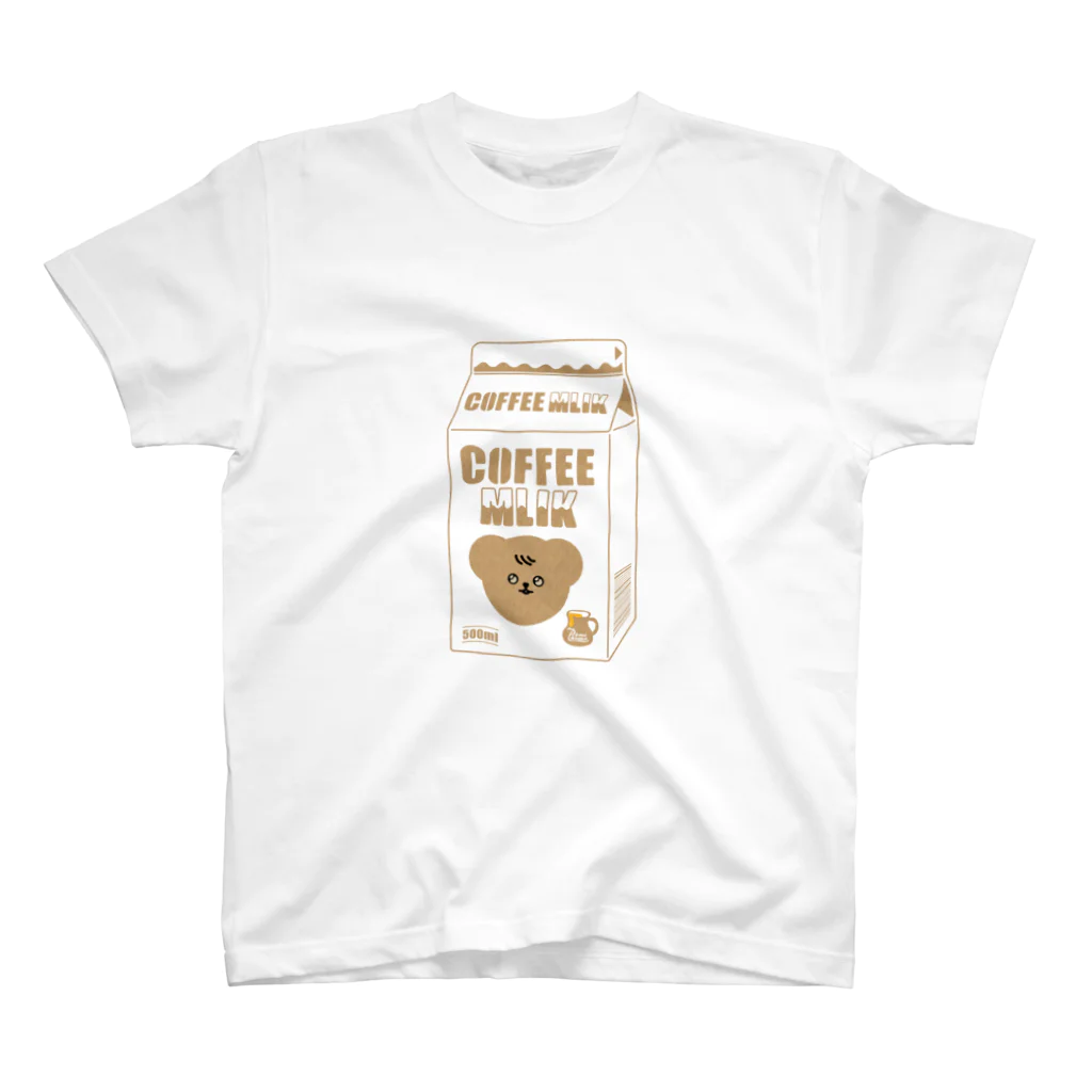 ポメクマ/Pomekumaのポメクマ（コーヒー牛乳ver） スタンダードTシャツ