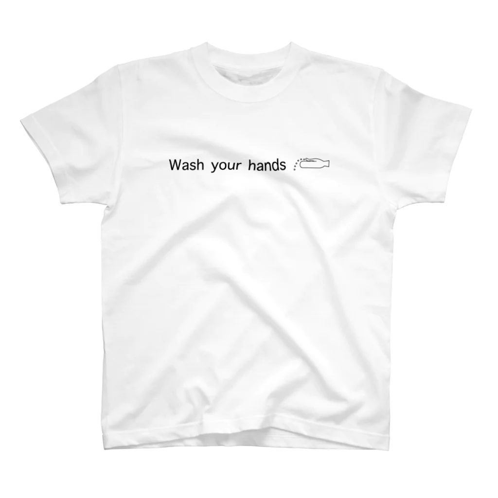 _0315894のWash your hands 𓂨 スタンダードTシャツ
