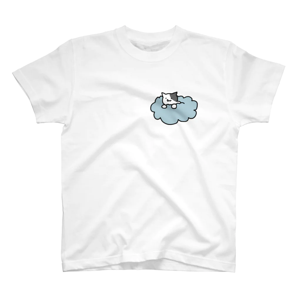 ゆるあにまるの雲乗り猫 Regular Fit T-Shirt