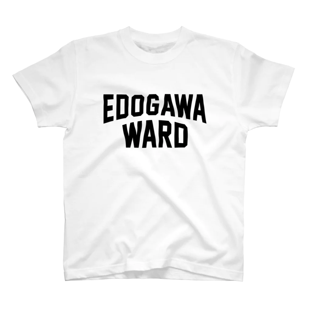 JIMOTO Wear Local Japanの 江戸川区 EDOGAWA WARD スタンダードTシャツ