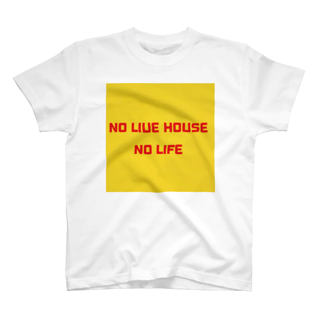 mizutomiのNO LIVE HOUSE NO LIFE スタンダードTシャツ