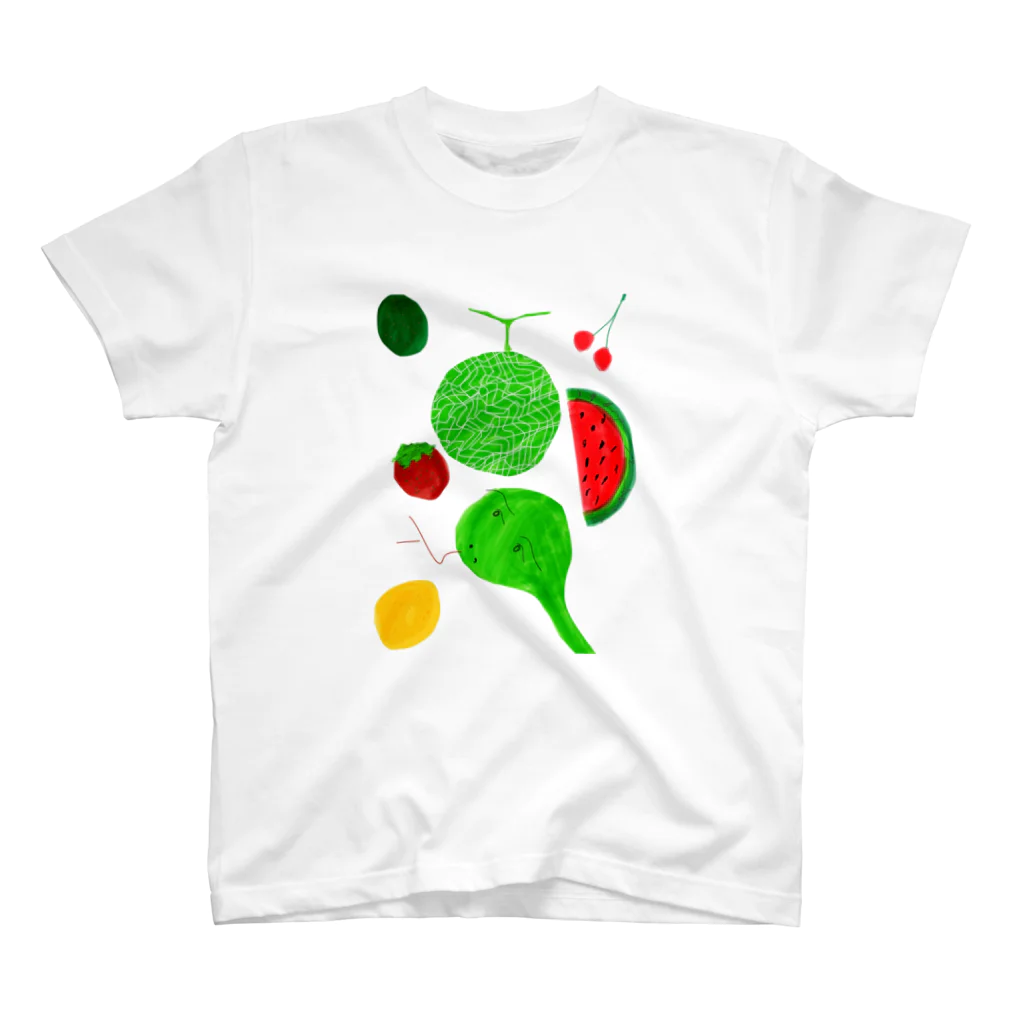 蛇ちゃんの蛇ちゃんとフルーツ Regular Fit T-Shirt