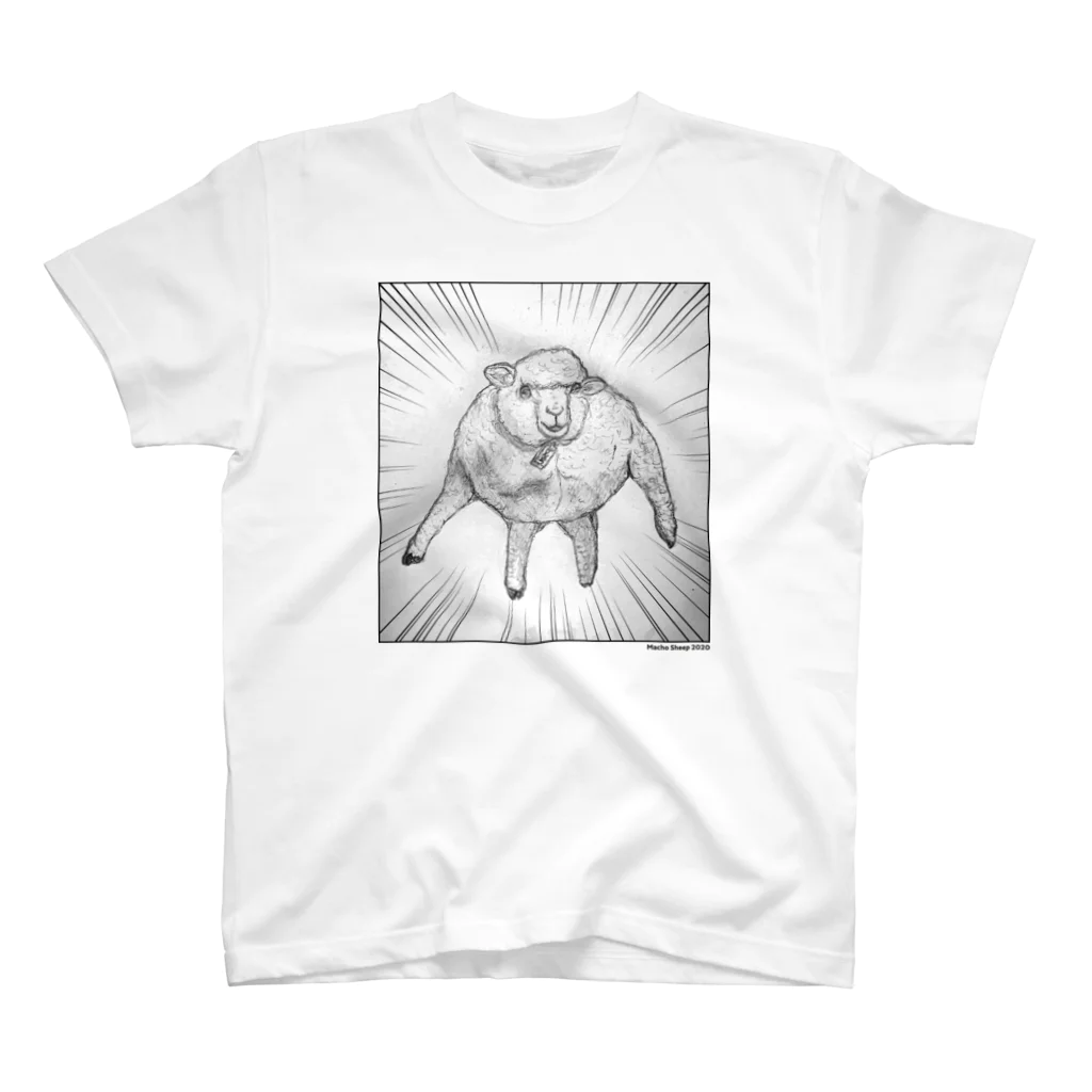 淡路ファームパーク・イングランドの丘のマッチョ羊2020_1 Regular Fit T-Shirt