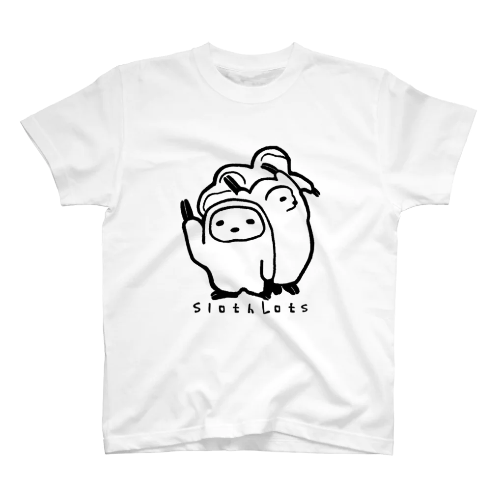 SlothLots OfficialのスロスロくんTシャツ（Ｗ） スタンダードTシャツ