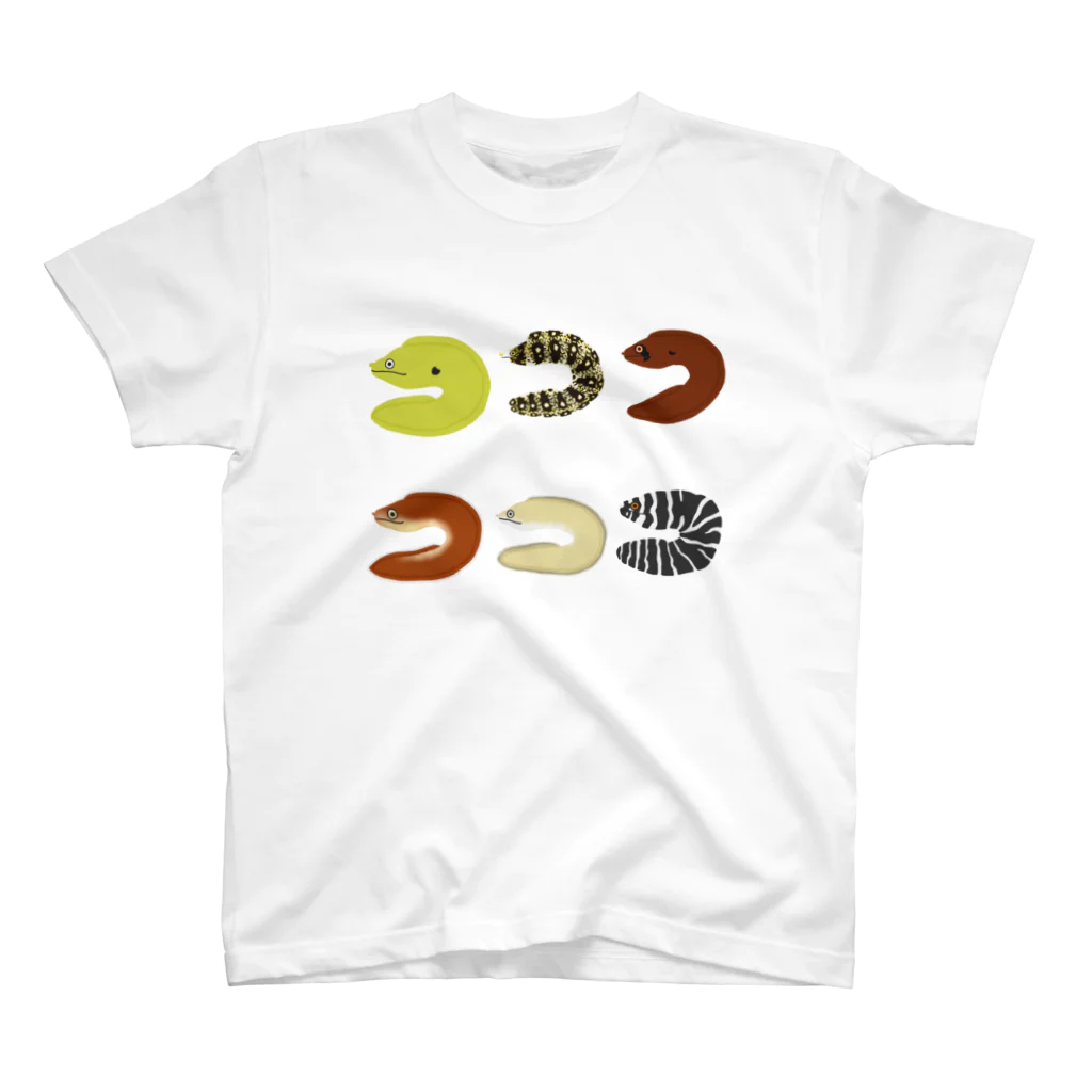 でぃの²(にじょう) ショップのウツボ　六種② Regular Fit T-Shirt