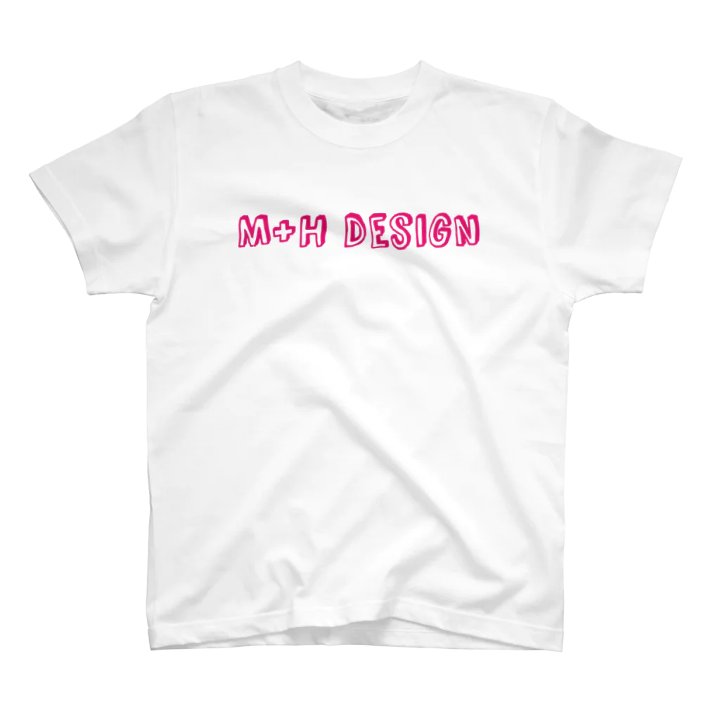 M+H designのM+H design logo スタンダードTシャツ