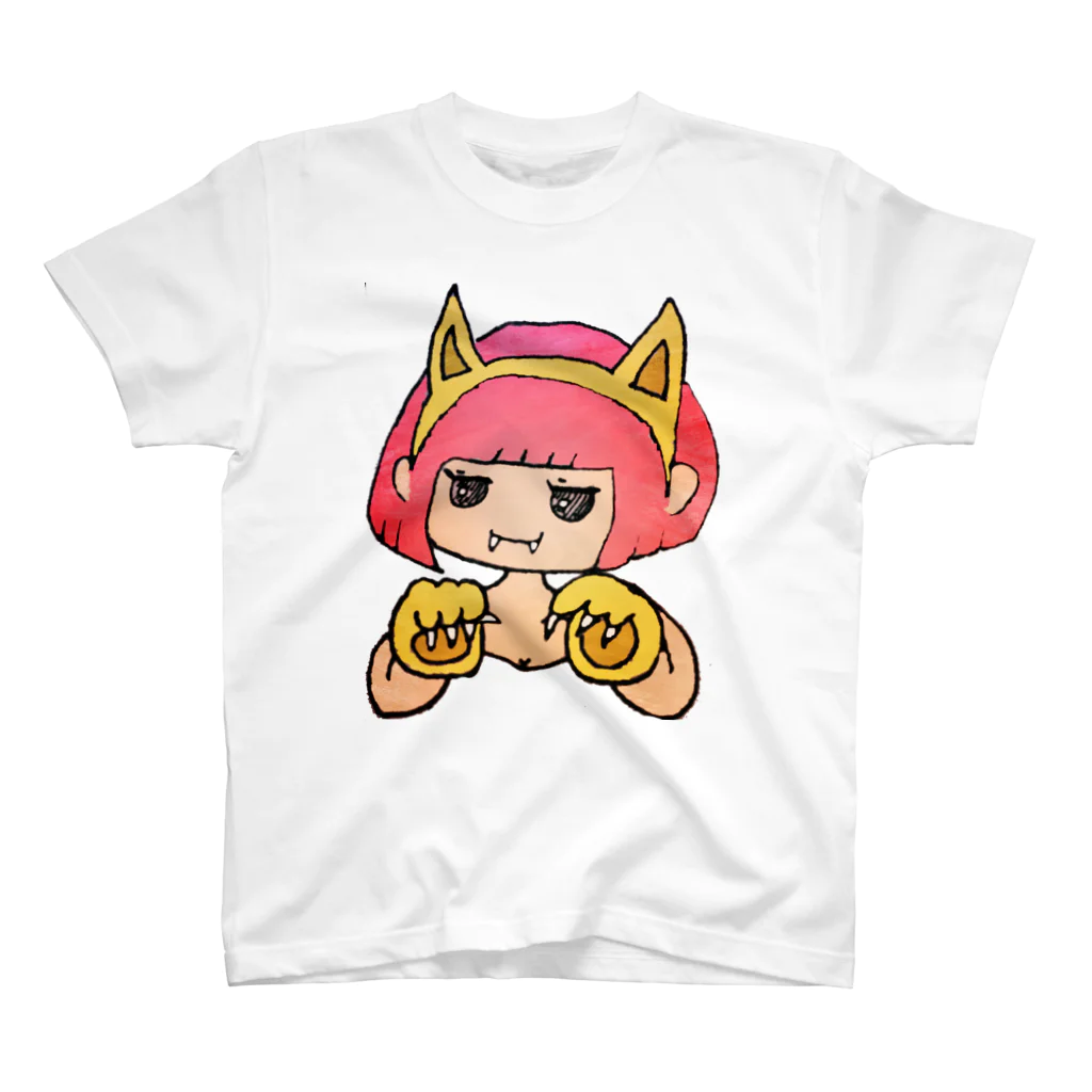 あぴこのおみせの猫娘ちゃん Regular Fit T-Shirt