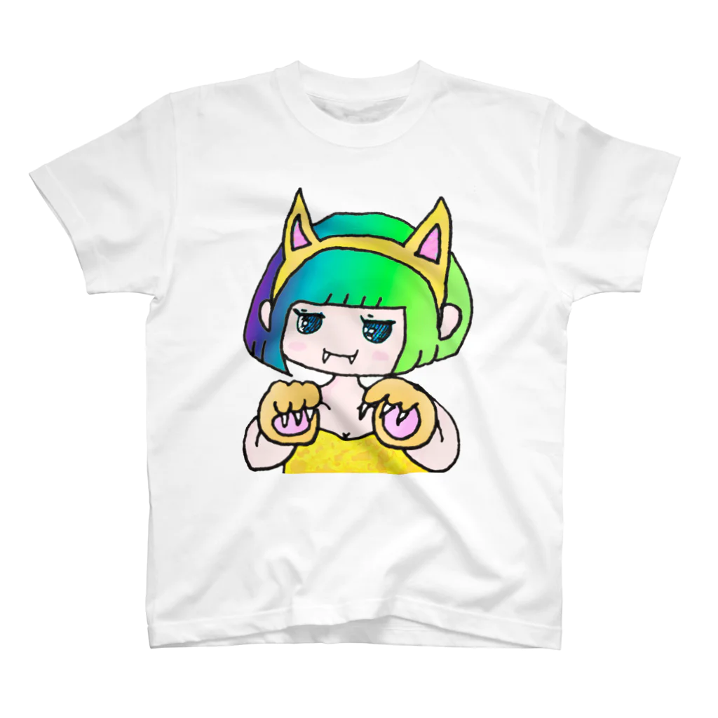 あぴこのおみせの猫娘ちゃん2 スタンダードTシャツ