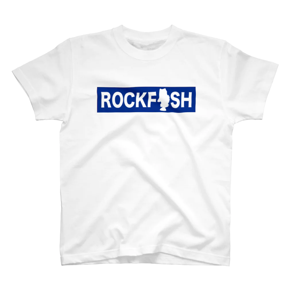 wakasakuのROCKFISH Tシャツ（青） スタンダードTシャツ