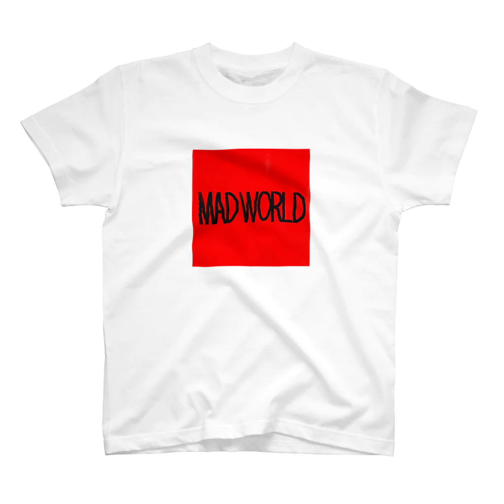 IBISCHAOS/アイビスカオスのMADWORLDーchas Red スタンダードTシャツ