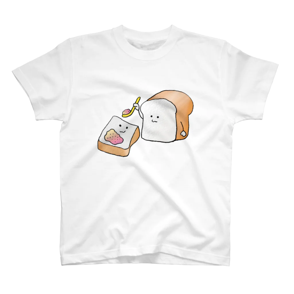 あぴこのおみせの仲良しパン Regular Fit T-Shirt