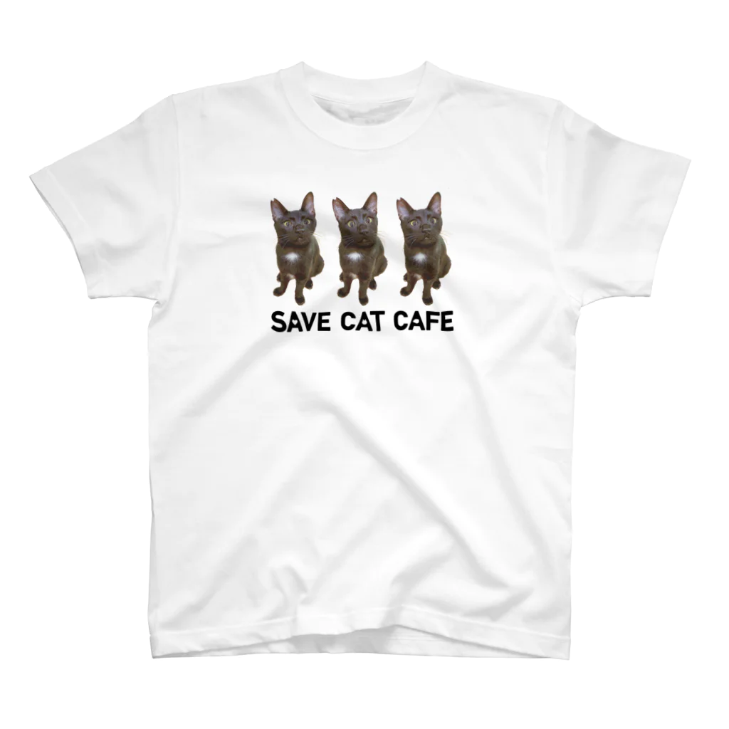 SAVE CAT CAFEのクロスケ スタンダードTシャツ