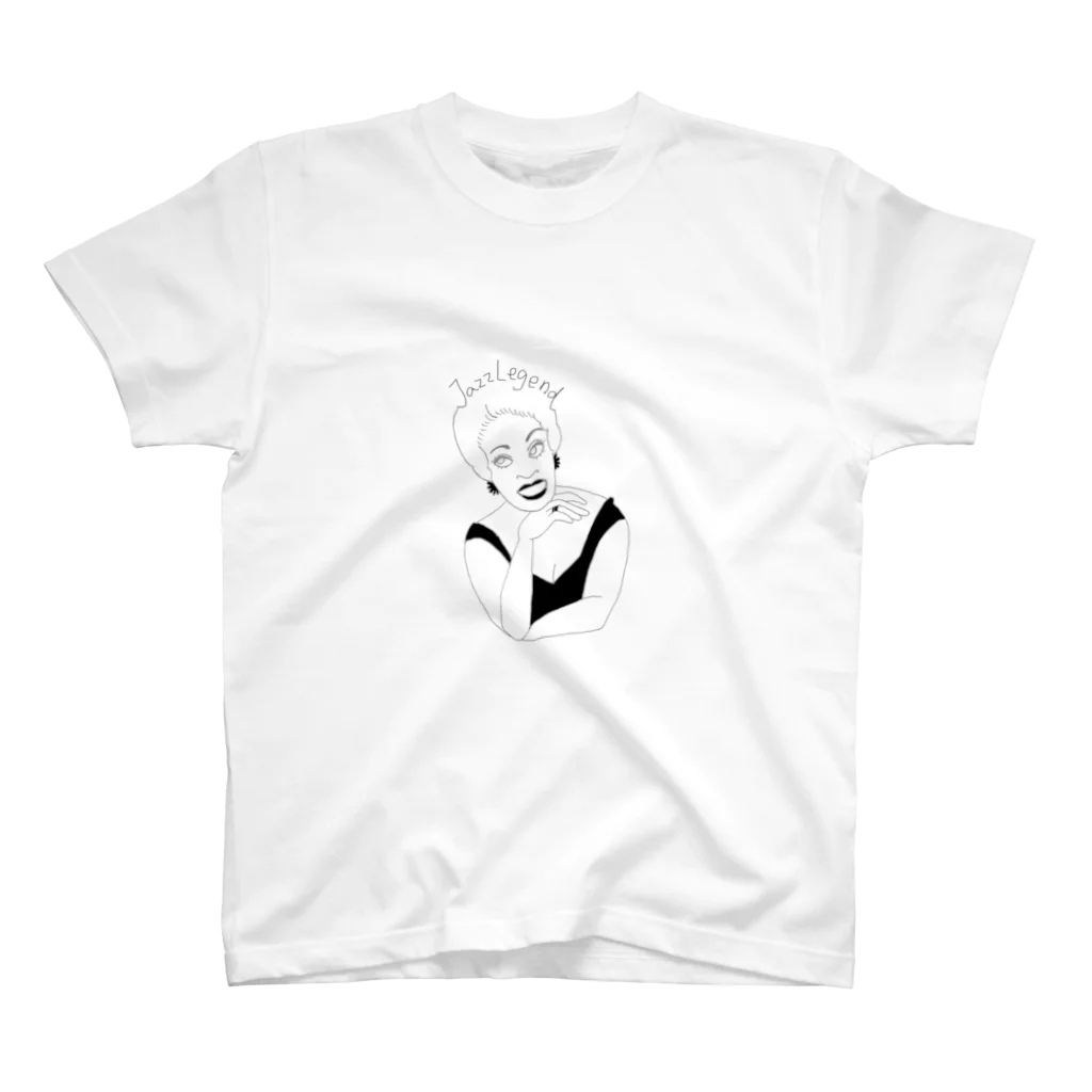 yumihirotaのジャズ・レジェンドTシャツ　(サラヴォーン) Regular Fit T-Shirt