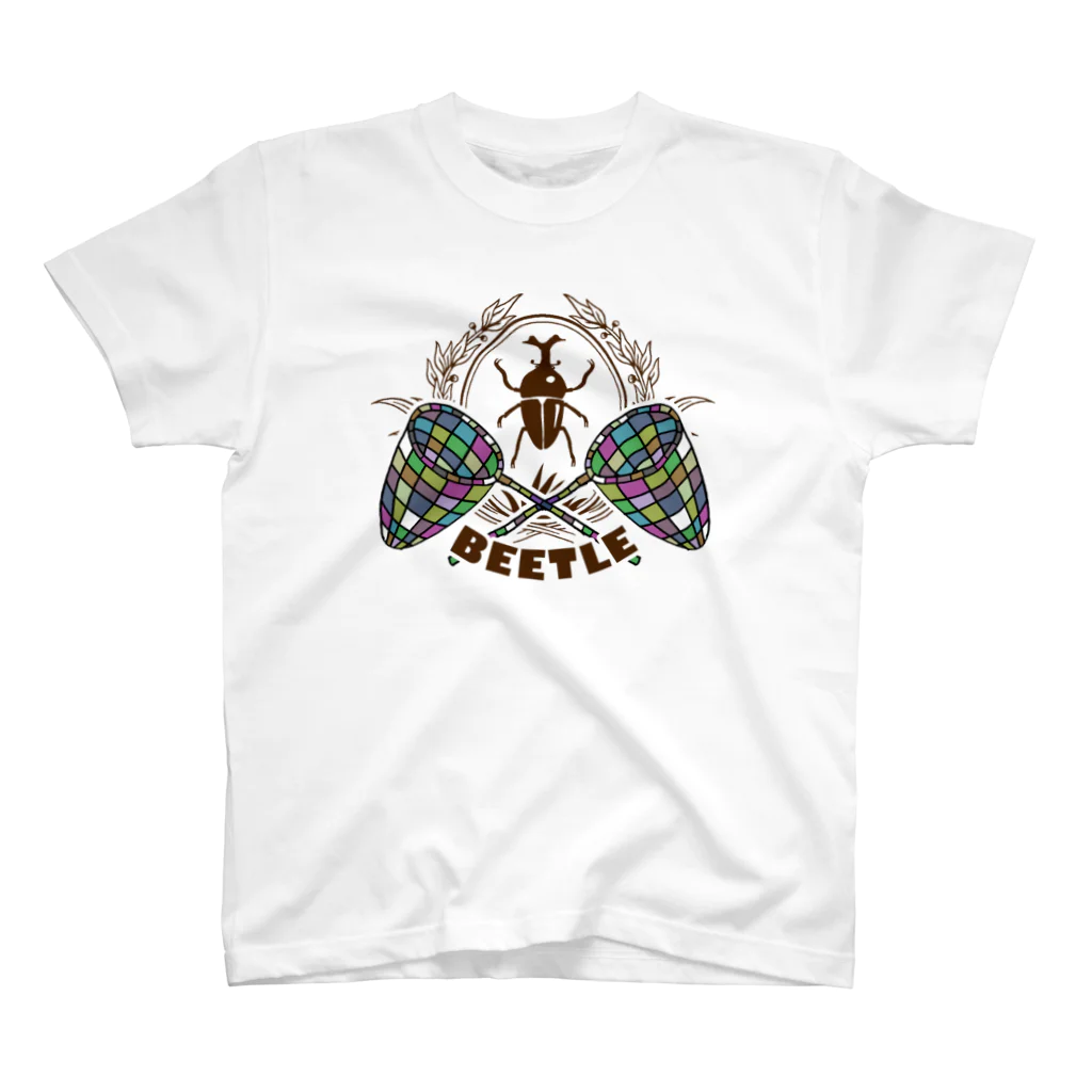 ことり屋のカブトムシ(BEETLE) スタンダードTシャツ