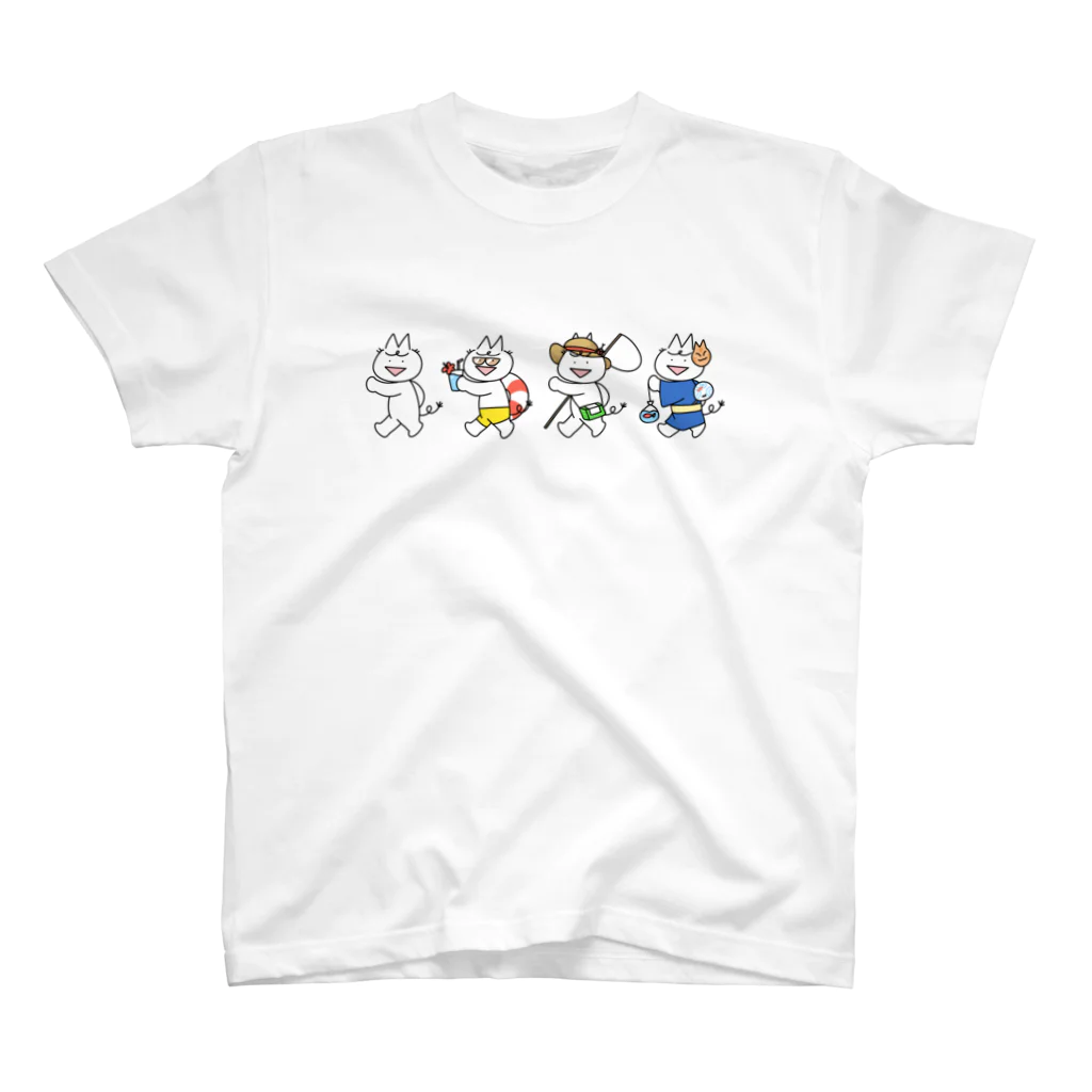 mocimiの夏のぐるにゃんバカンス スタンダードTシャツ