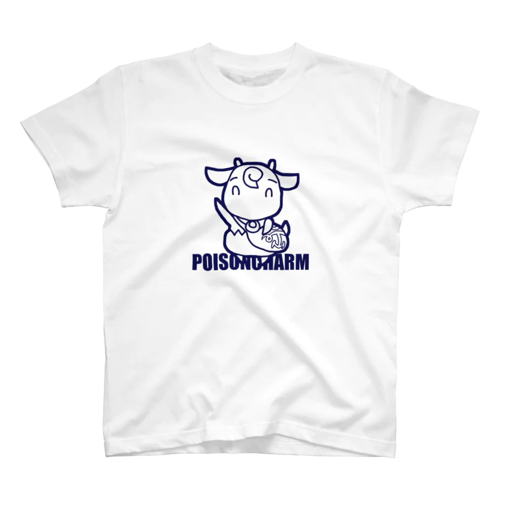 POISONCHARM電脳露店2号のアオヤギゆーびん屋さん スタンダードTシャツ