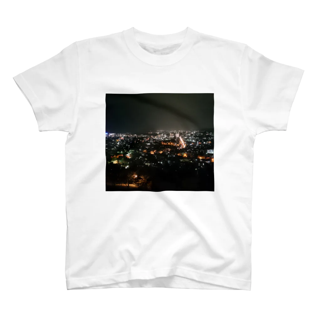 でおきしりぼ子の実験室のNight Scape Regular Fit T-Shirt