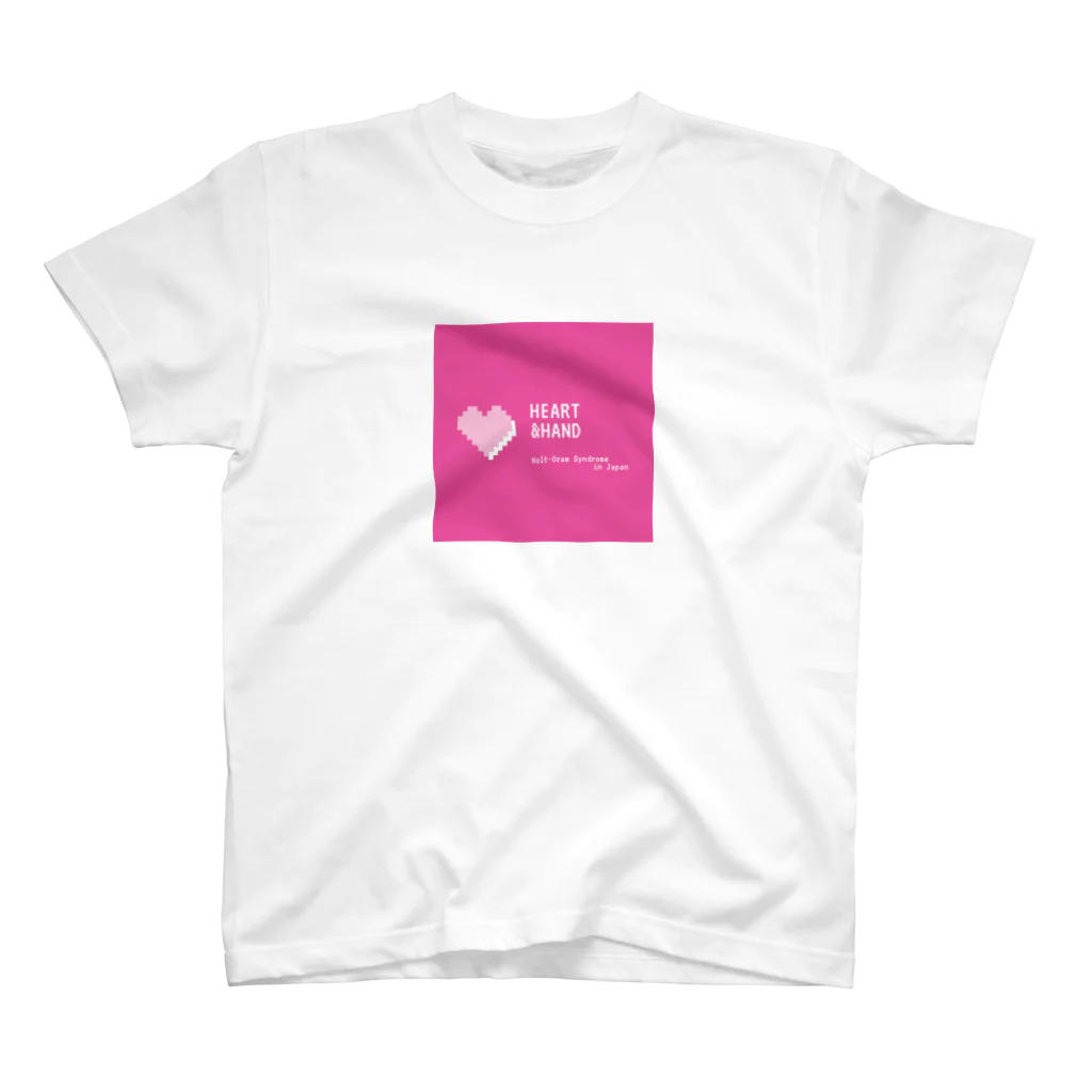 ハート&ハンドのHeart & Hand ピンク スタンダードTシャツ